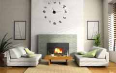 Reloj de pared 3D Madera Modelo-NL Minimalista - POLIFAN INTEGRAL