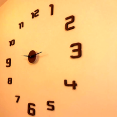 Reloj de pared 3D Madera Modelo-NL Minimalista