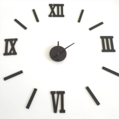 Reloj de pared 3D en madera Modelo- Romanos2