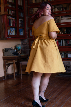 Vestido Universo Amarillo - tienda online