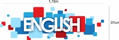 Adesivo Decorativo para Escola de Inglês English - comprar online