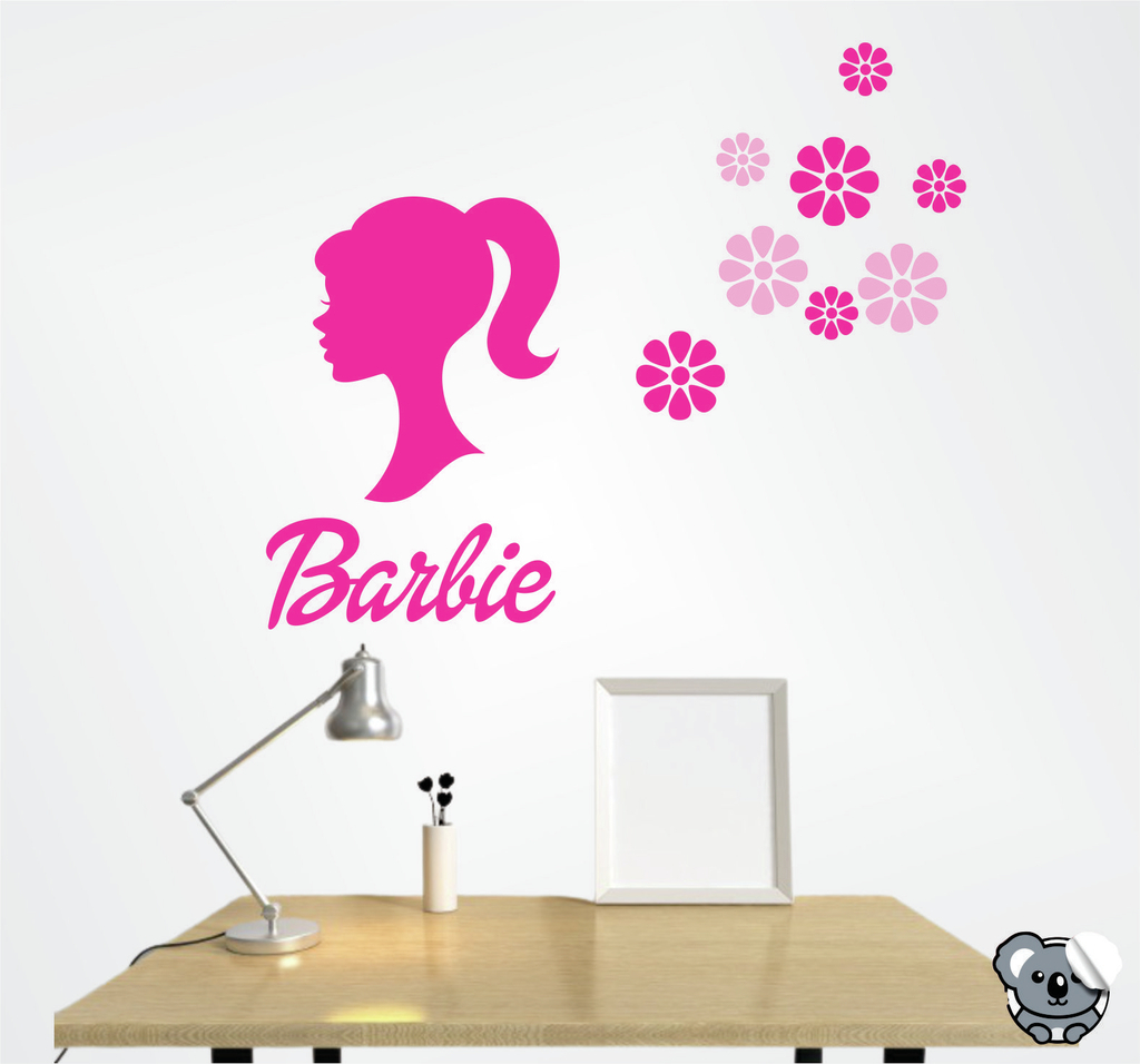 Adesivo de Parede Infantil Barbie