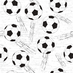 Papel de Parede Bolas de Futebol Rajadas - comprar online