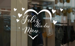 Adesivo Feliz dia das mães Decoração de Lojas e Vitrine