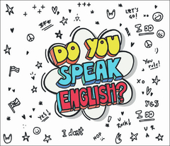 Papel de Parede para Escola de Inglês Do you speak English - comprar online