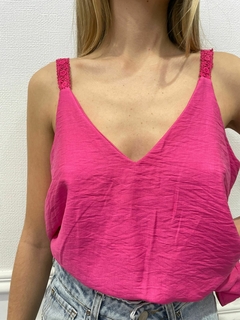 Musculosa bretel puntilla - Las juanas