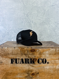 TRUCKER F BLACK/ORANGE