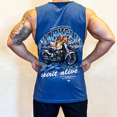 MUSCULOSA RUSTIC MOTORCYCLE DARKBLUE - comprar online