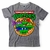 Remera TNMT Tortugas Ninja Caras Gris Talle M