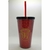 Vaso con Tapa 9 3/4 Glitter