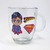 Taza Vidrio Baja - Superman Mini