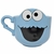 Taza Forma Cookie Monster