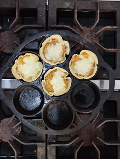 Molde muffins tarteletas provoletas de Hierro Fundido - tienda online