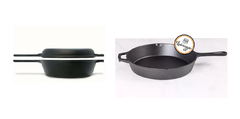 Dutch Oven Doble Mango 2 en 1 + sarten t lodge 300 en set