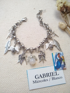 pulsera arcangel Gabriel cadena rolo