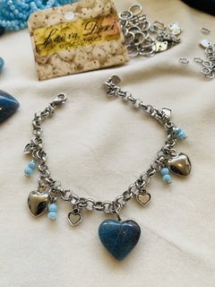 pulsera chau ansiedad cuarzo azul paraiba