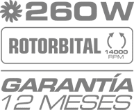 Lijadora rotorbital 260W 3 en 1 mod L31260 - DAIHATSU - comprar online