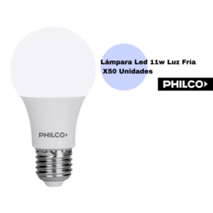 Lámpara Led 11w Luz Fría X50 Unidades Philco