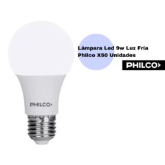 Lámpara Philco Nova Led 9w E27 Fría X 50 Unidades