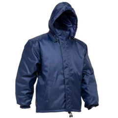 Campera De Trabajo Parka Trucker Impermeable Azul