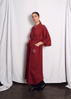Kimono Bordo - B.Luxo