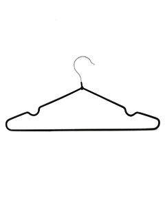 10 Perchas Metal Antideslizante 40cm 327