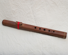 Flauta Nativa Madera 5 orificios pentatónica