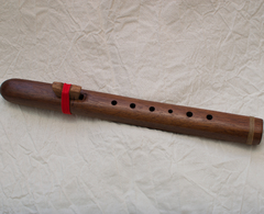 Flauta Nativa Madera 5 orificios cromática