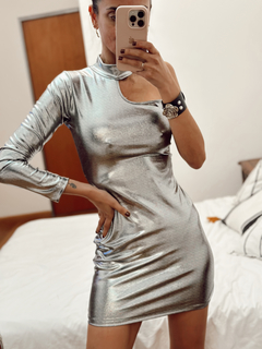 vestido plata - Muy Muriel