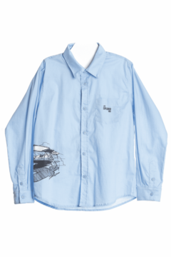 Camisa Aeroplano 1262154 Azul Claro