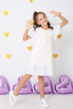 Vestido com Amor 2253127 | 2353010 - Jacris Kids | Transformando Sonhos em Moda