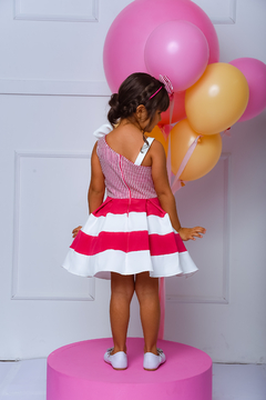 Vestido Two Colors 2252649 Pink. - Jacris Kids | Transformando Sonhos em Moda