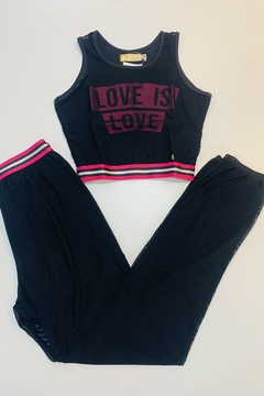 Conj. Love is Love 2213074 Preto - comprar online