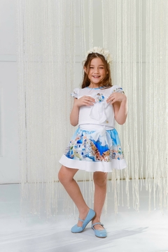 Conjunto Grécia 2212357 Branco. - Jacris Kids | Transformando Sonhos em Moda