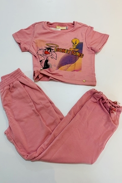 Conjunto Looney 2213077 Rosa