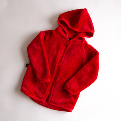 CAMPERA PIEL CORAL FLEECE ROJA en internet