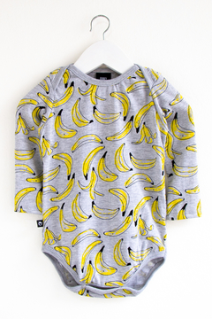 BODY ALGODON BANANAS MELANGE - tienda online