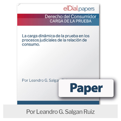 Paper: La carga dinámica de la prueba en los procesos judiciales de la relación de consumo.