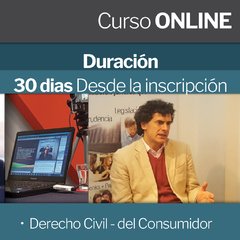 Curso online: Responsabilidad Civil y Defensa del Consumidor en el Código Civil y Comercial de la Nación. - comprar online