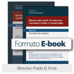 E book: Combo 2 tomos - Efectos del covid-19 sobre los contratos civiles y comerciales.