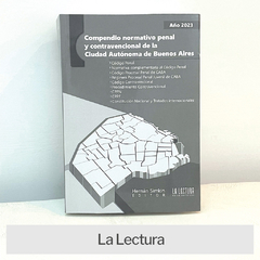 Libro: Compendio normativo penal y contravencional de CABA