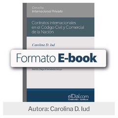 E book: Contratos internacionales en el Código Civil y Comercial de la Nación