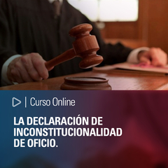 Curso online: La declaración de inconstitucionalidad de oficio.