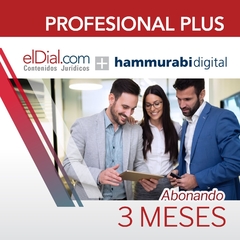 Suscripción al plan PROFESIONAL PLUS HAMMURABI DIGITAL (3 meses)