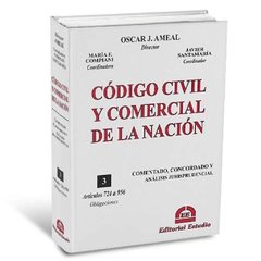 Libro: Código Civil y comercial de la Nación, comentado, concordado y análisis jurisprudencial TOMO 3 Encuadernado