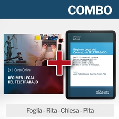 E book + Curso Online: Régimen legal del teletrabajo