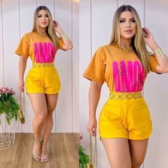 Conjunto Tshirt 81657 Short Alfaiataria - comprar online