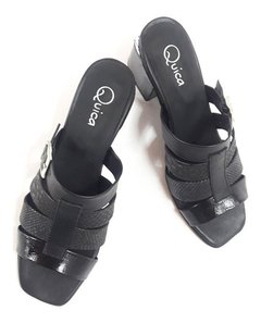 Zuecos Sandalias Mules Divinas Taco Suspendido Quica Palmas - comprar online