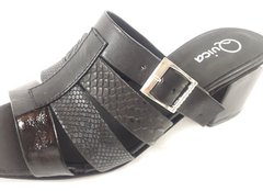 Zuecos Sandalias Mules Divinas Taco Suspendido Quica Palmas - tienda online