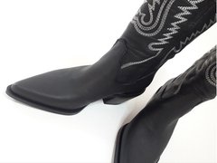 Botas Texanas Mujer Cuero Bordadas Quica Cardales - comprar online